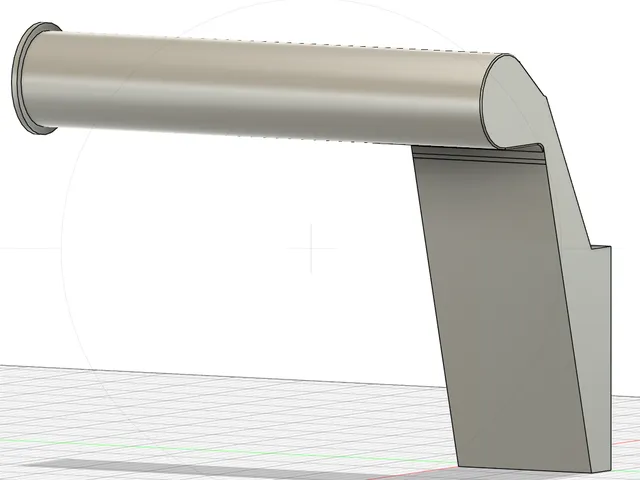 Toilet roll holder - wall mounted - left  - no visible screws
