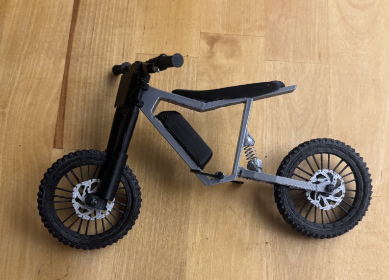 P-51 eBike — Detailed Scale Model (3D Printed)