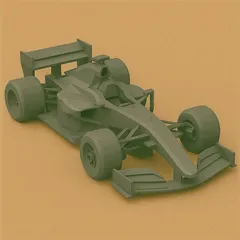 Low Poly Formula 1 Car