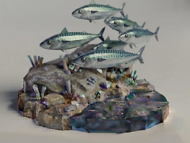 Low Poly Mackerel