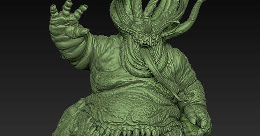 Nurgle beast by laboratoriogiratorio | Download free STL model | Printables.com - 3D model önizlemesi
