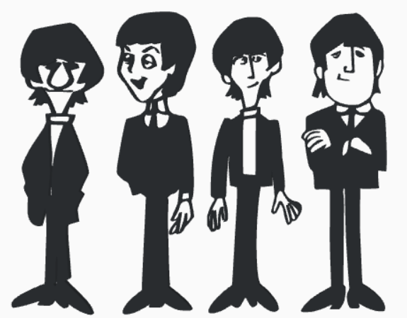Wallart Beatles