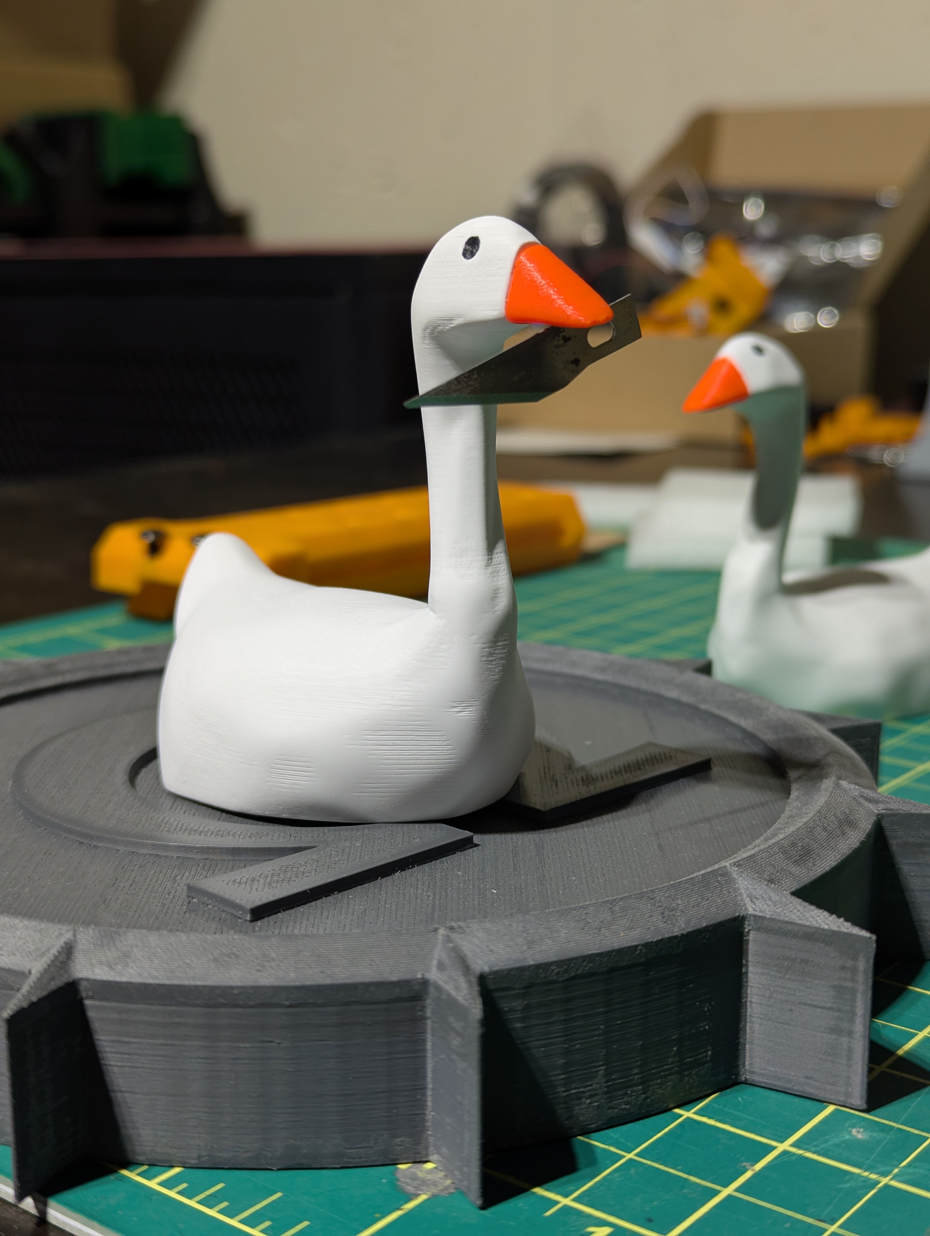 Swimming Goose (Untitled Goose Game)