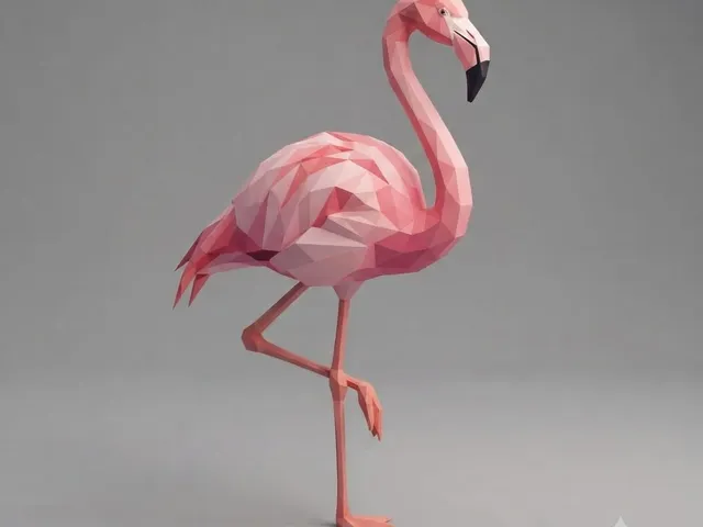 Low Poly Flamingo
