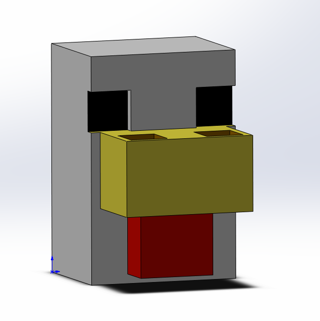 Minecraft Chicken's head