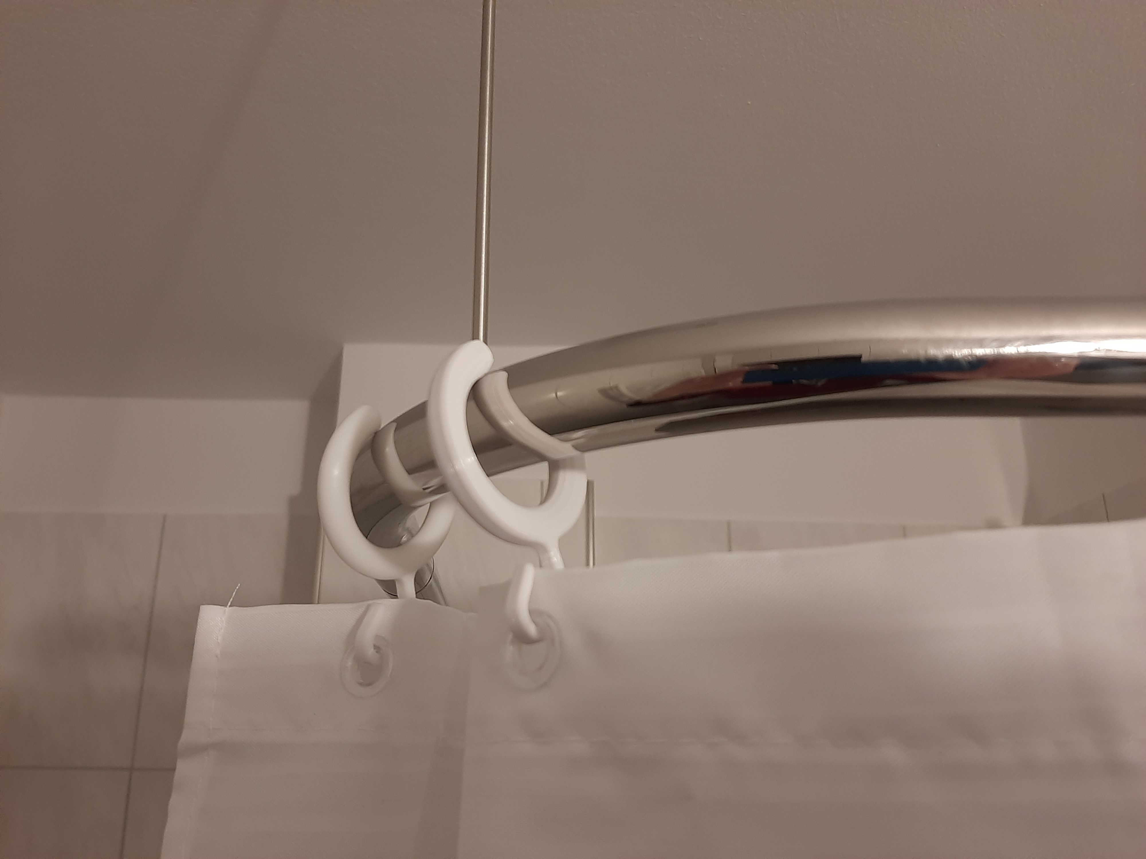 shower curtain hooks           Duschvorhang-Haken