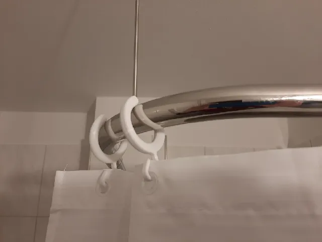 shower curtain hooks           Duschvorhang-Haken