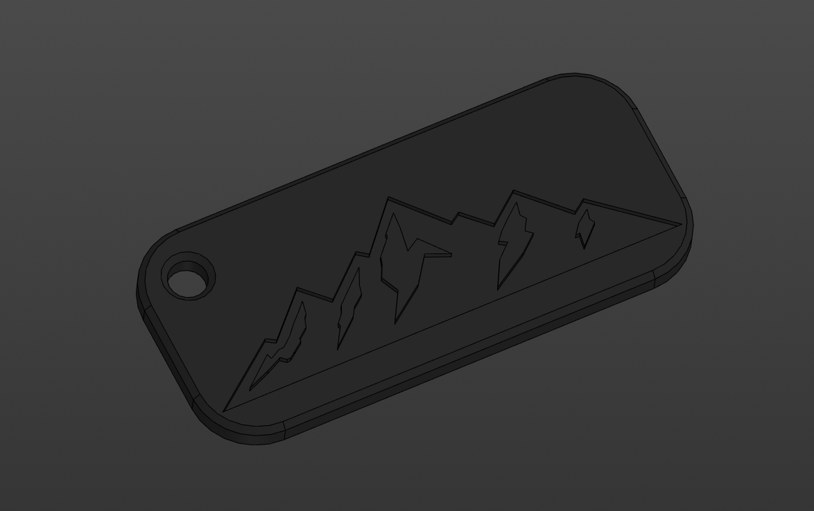 Keychain mountains rocks, Брелок горы/скалы