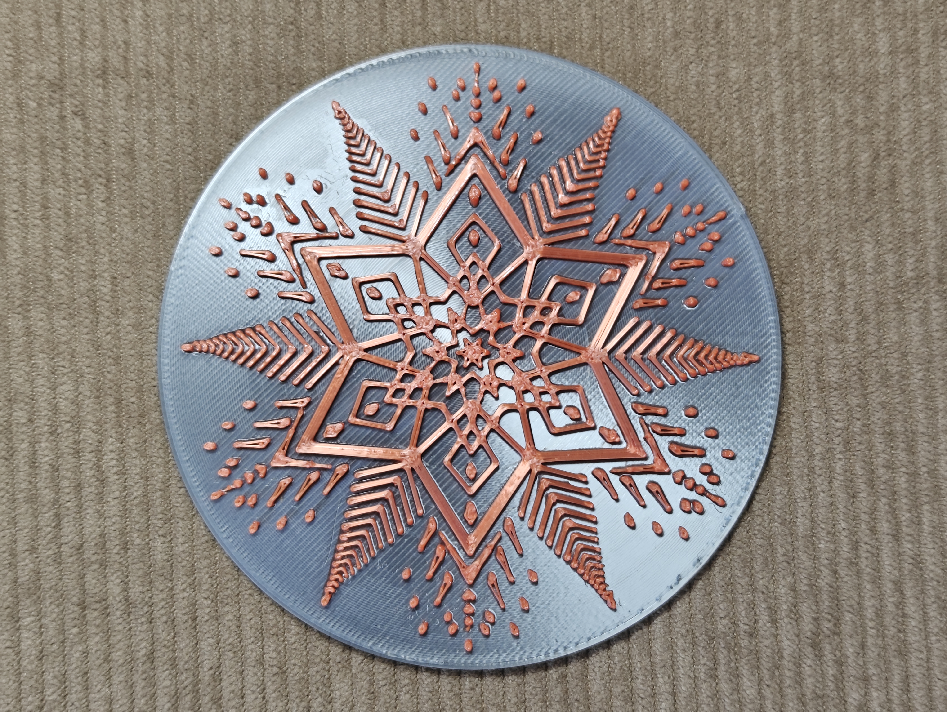 Snowflake Coaster 3