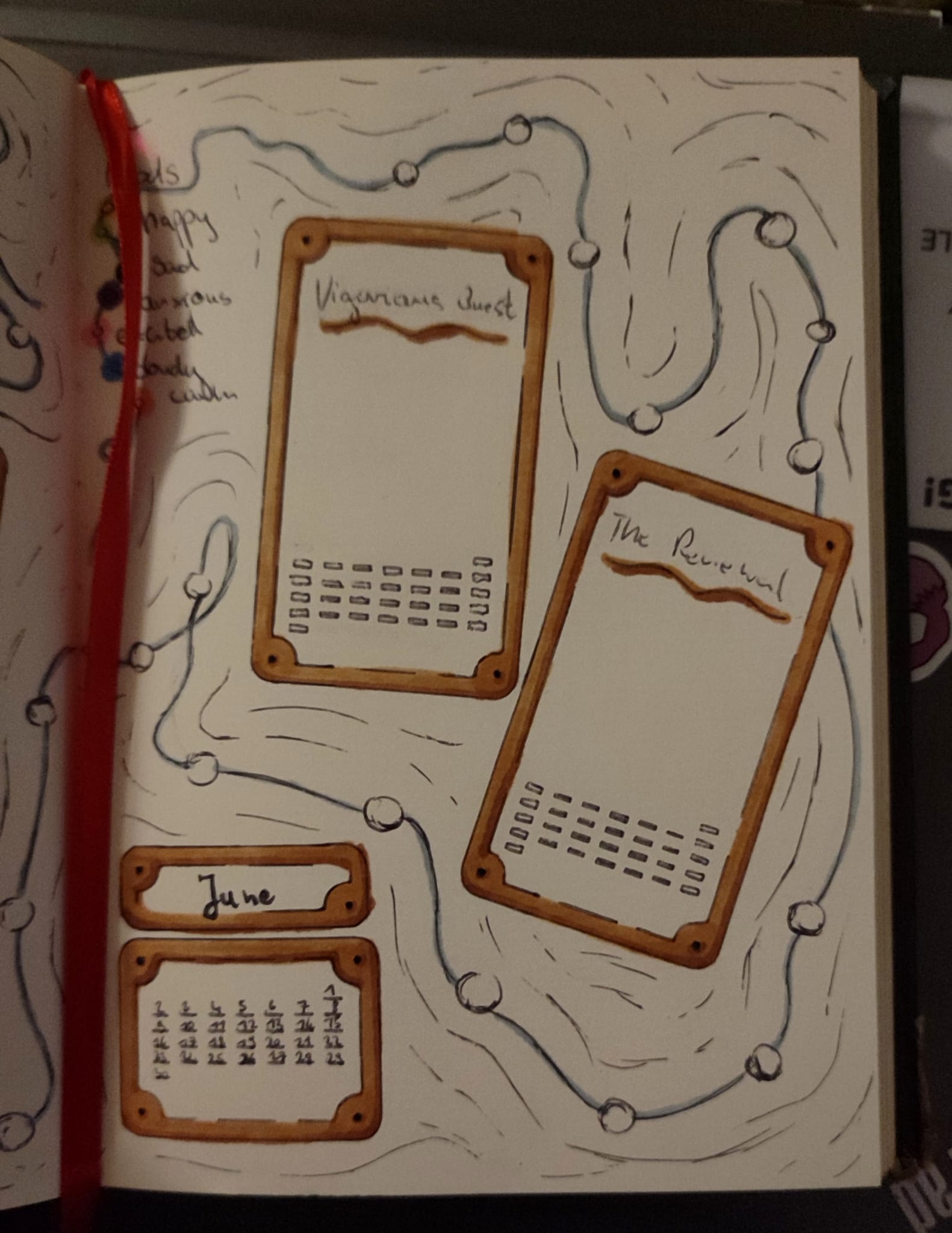 journaling card stencil