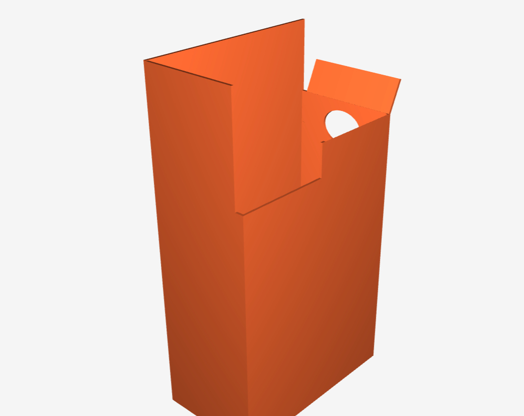 Flashforge AD5X poop shoot colletion box