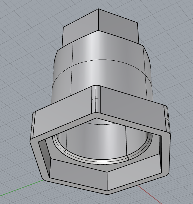 Beer tap shank socket