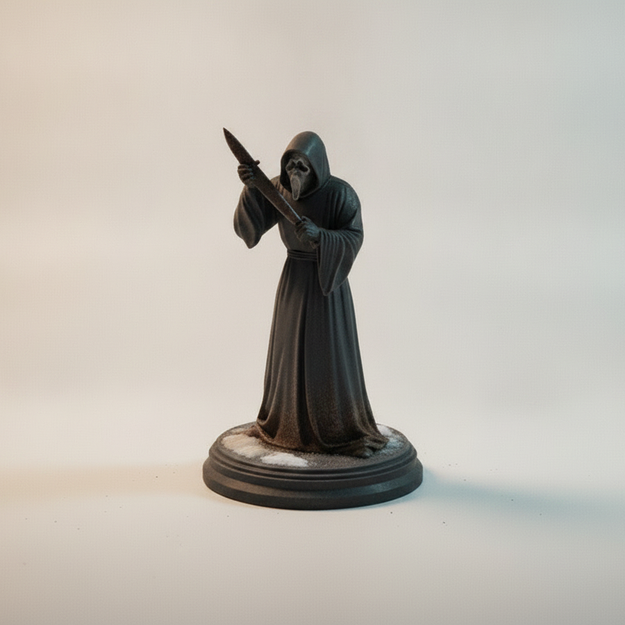 Cyberpunk Version Of Ghostface From Scream Figurine 3D Printable