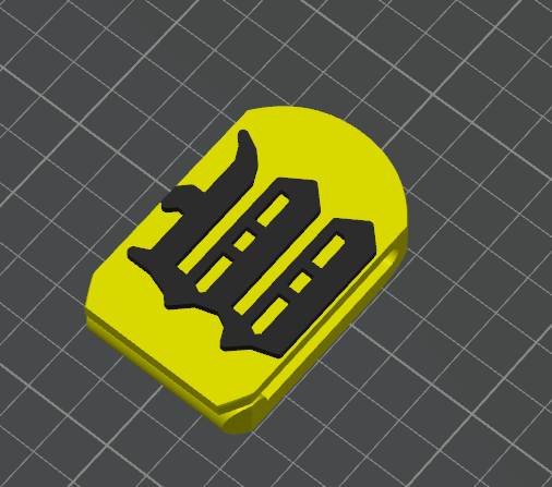 Letter clip 3D model