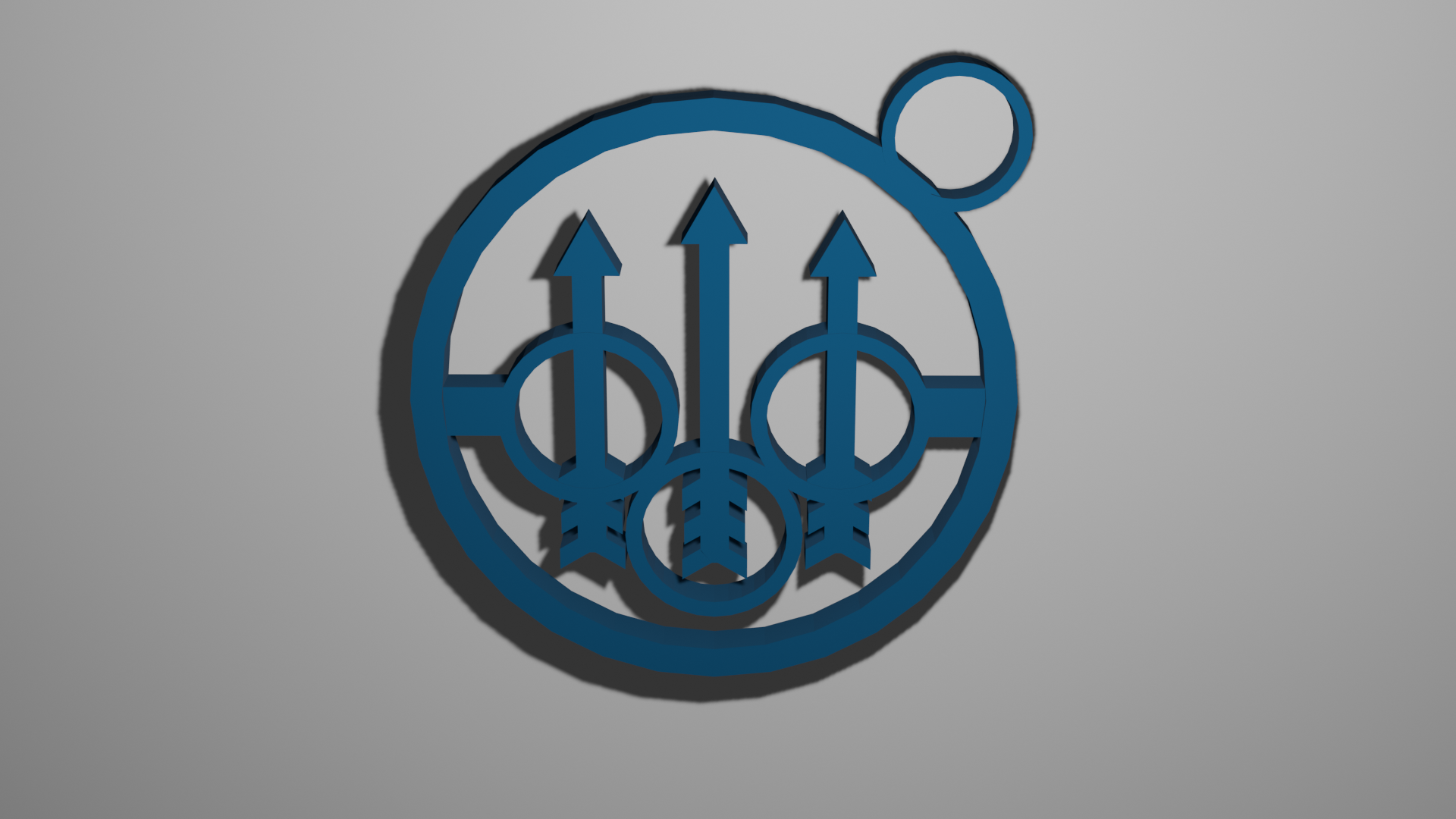 Berreta Logo Keychain