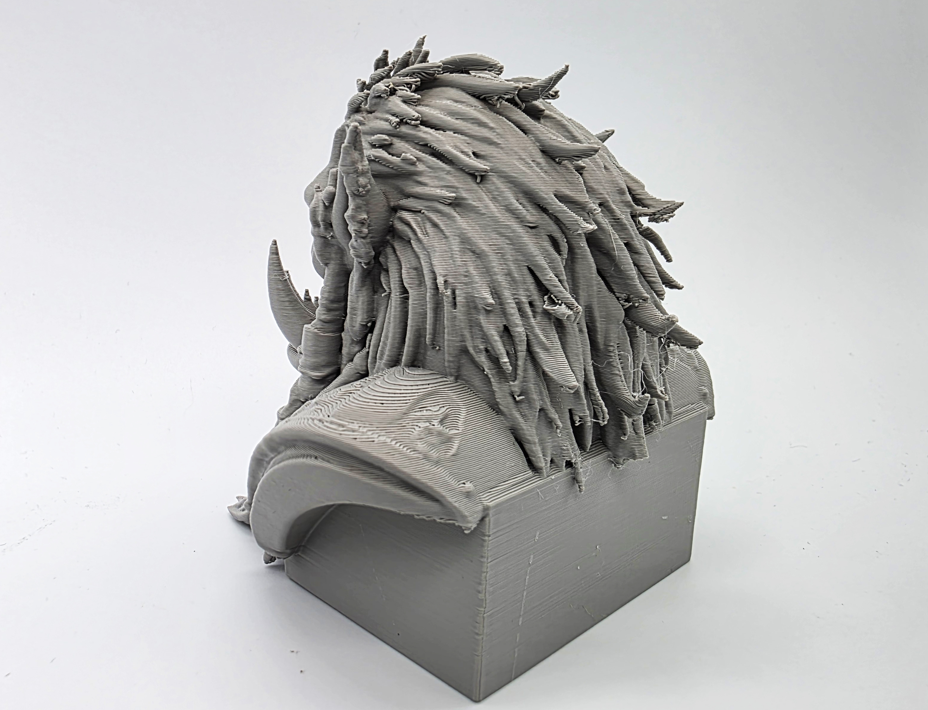 Miniatura 4 do modelo 3D Orc Chieftain Bust