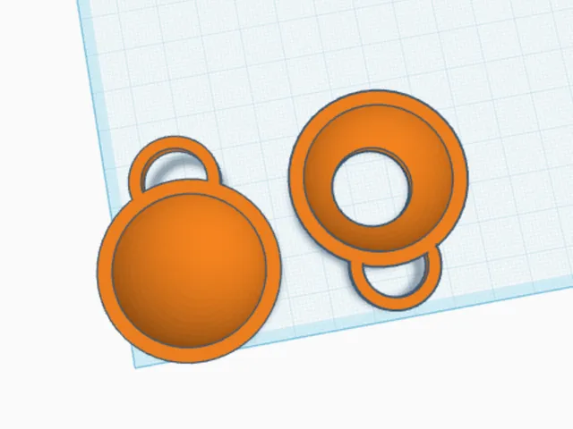 Christmas bauble with hole for hiding things