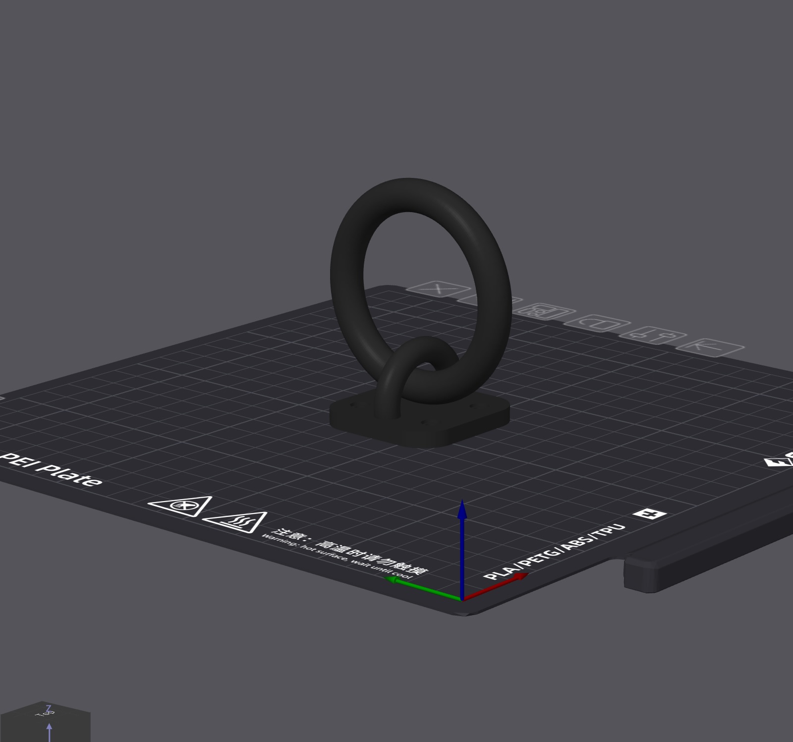 Multi use Ring Plate ( Print in place)