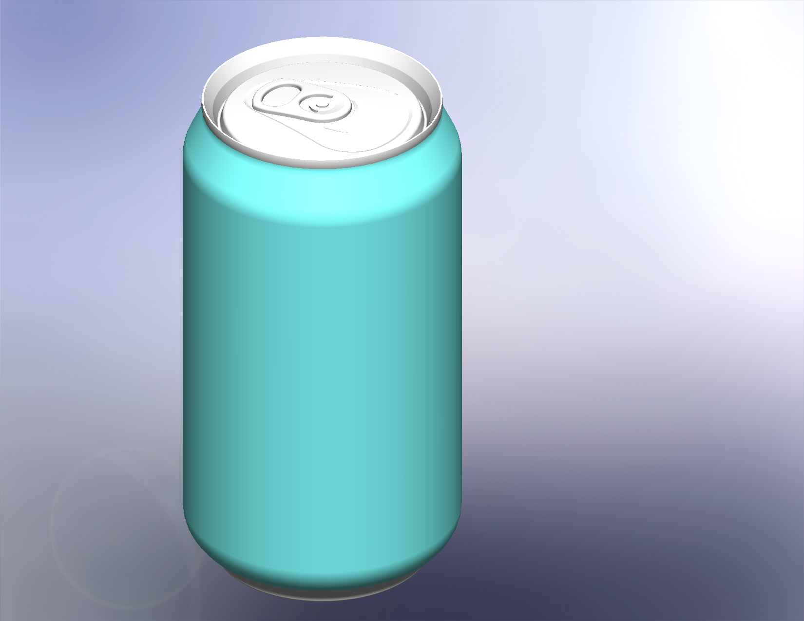 Soda/Beer Can Model 12 oz Aluminum Can