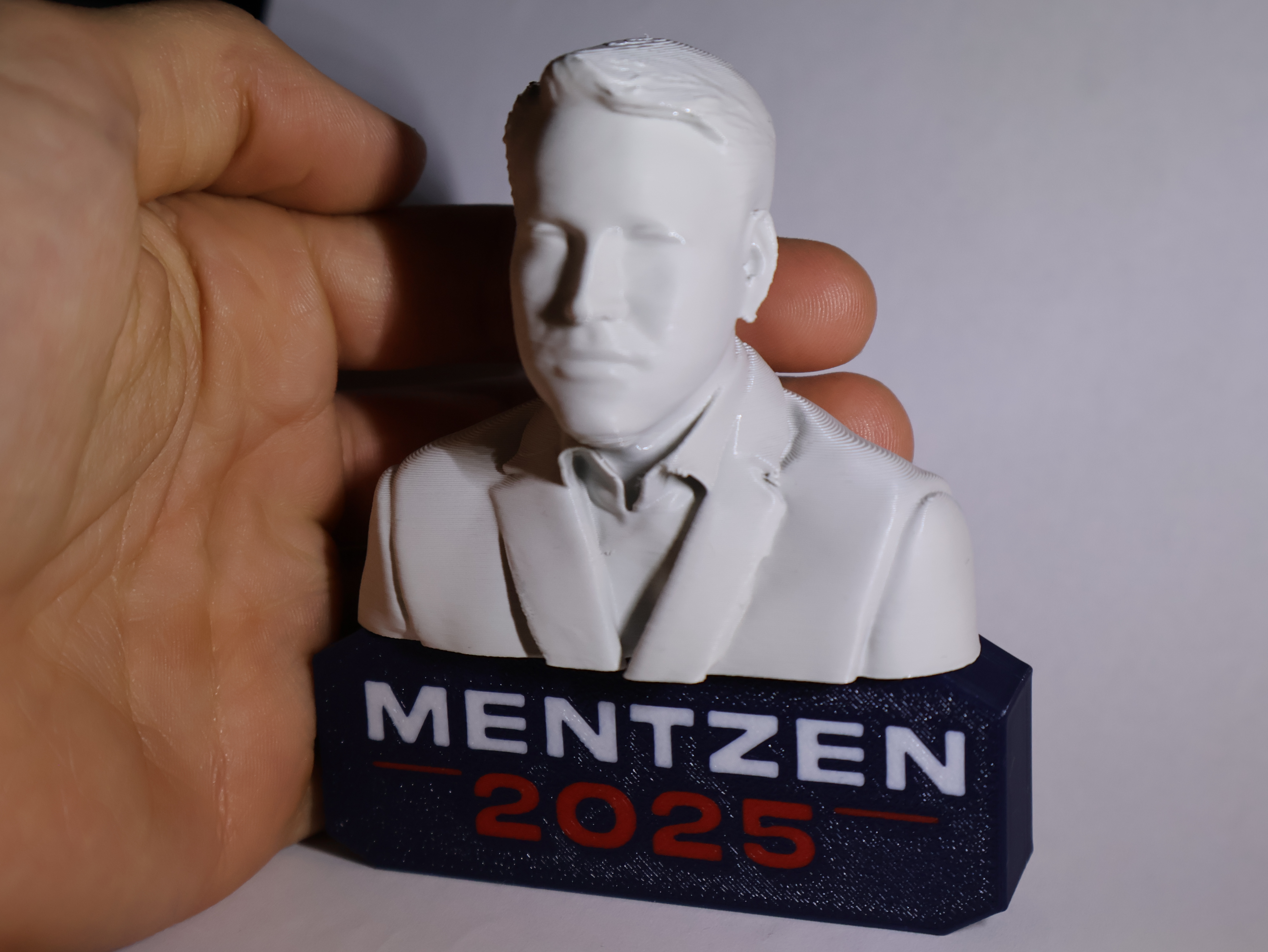 Popiersie + Logo Led + Mentzen + Konfederacja Keychain All in One