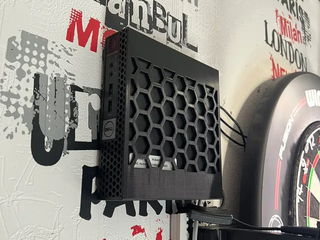 Wallmount for Dell OptiPlex Micro computers | Perfect for DIY Autodarts setups