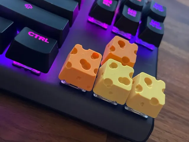 Cheese Key Caps