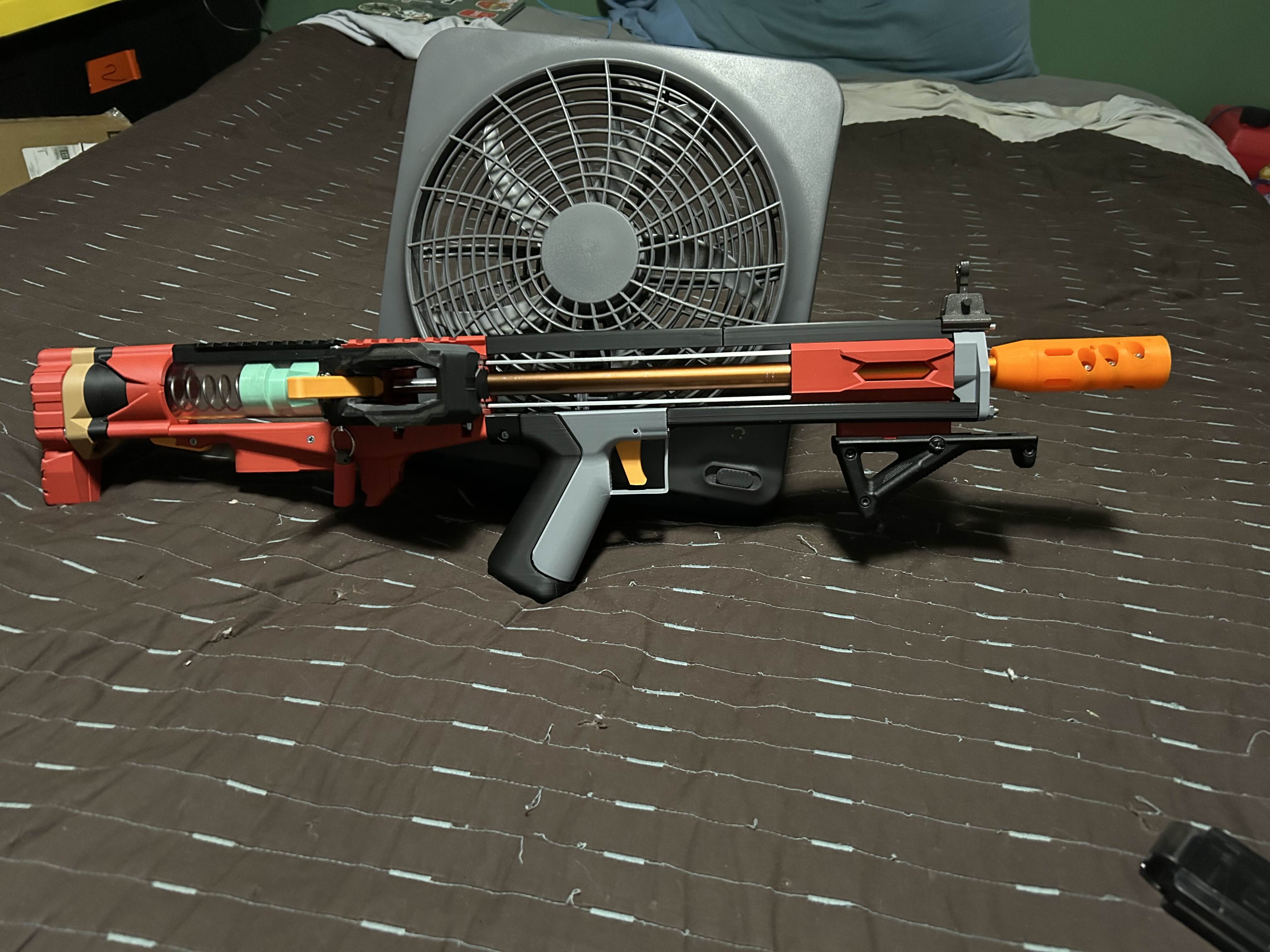 The Hound: Threaded Rod Bullpup (Nerf Homemade)