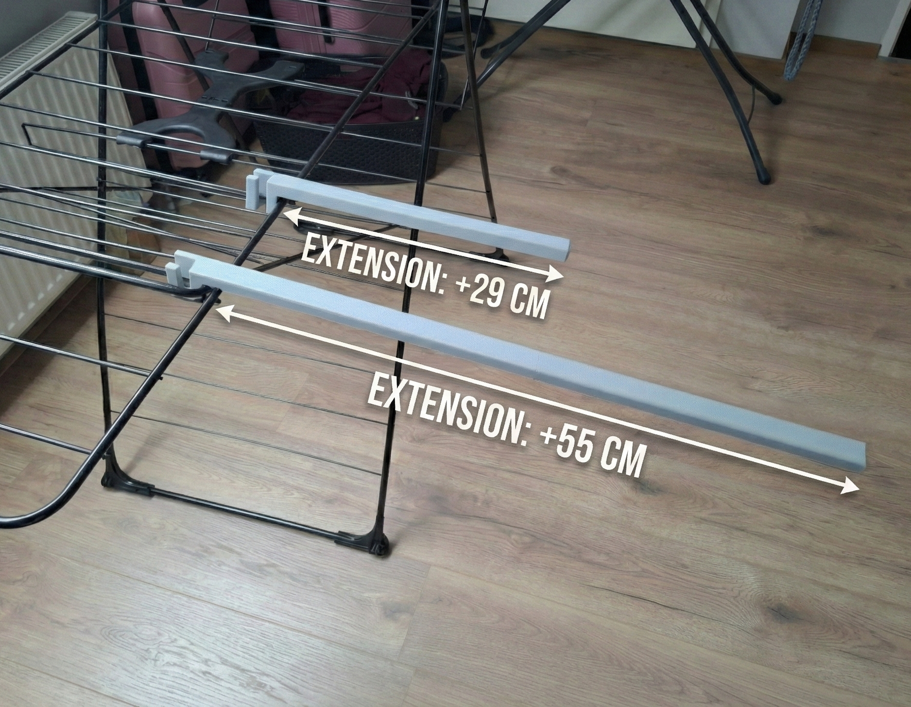 Drying Rack Extension Arm - Extra Hanging Space
