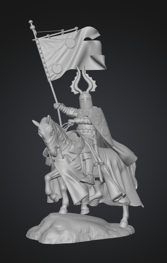 Crescent Banner Knight