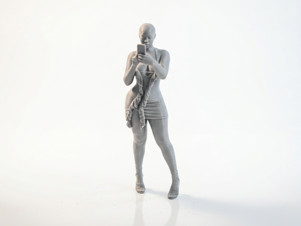 Fashion Figure Female Statue 3D Printable