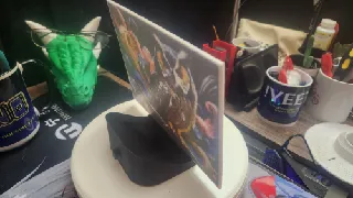 Lighted Lithopane Stand