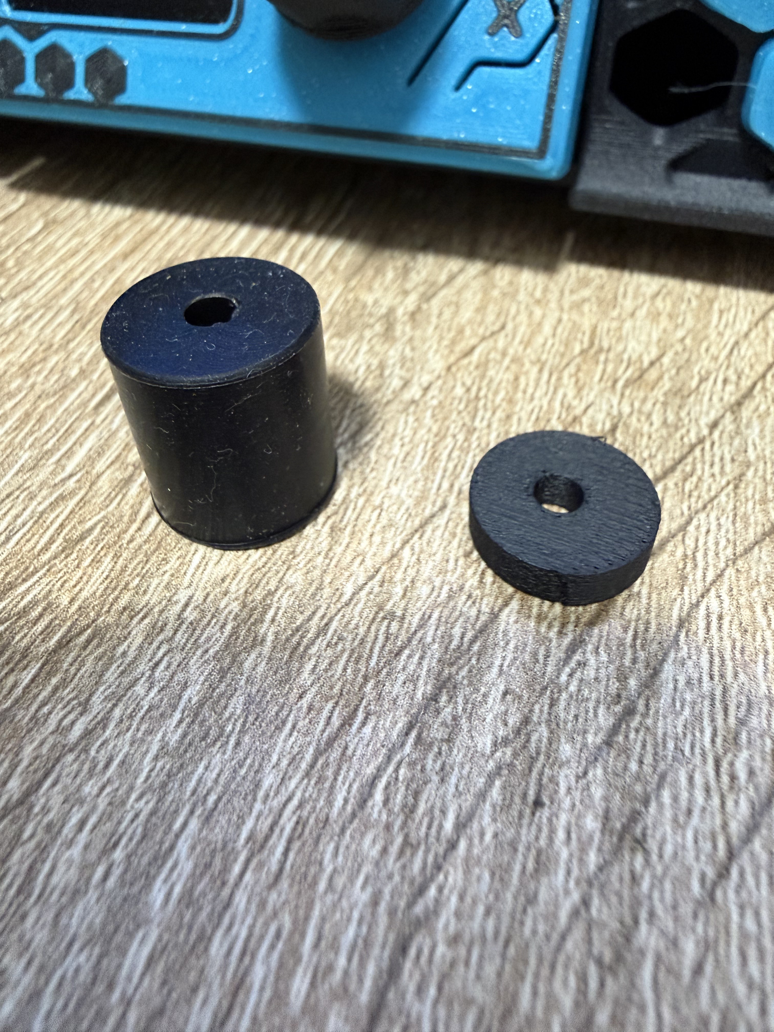 Voron 0.1 / 0.2 Bed Mount Spacer for Silicone Dampers