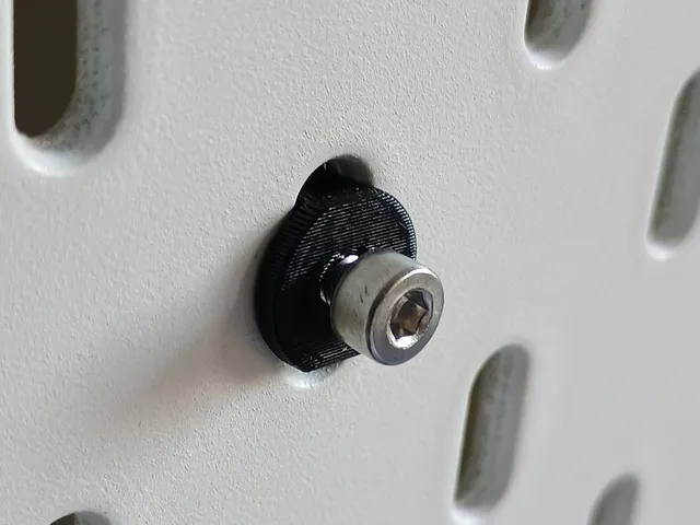 Skadis Blind-Slot Hook-Locking Anchor M4 (supportless) - no nut required