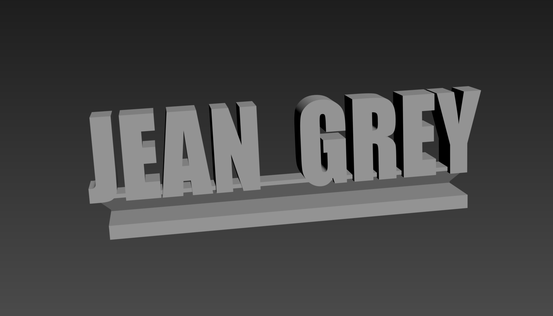 Display Name Tag - JEAN GREY – Modular Collectible System – #SAVFX