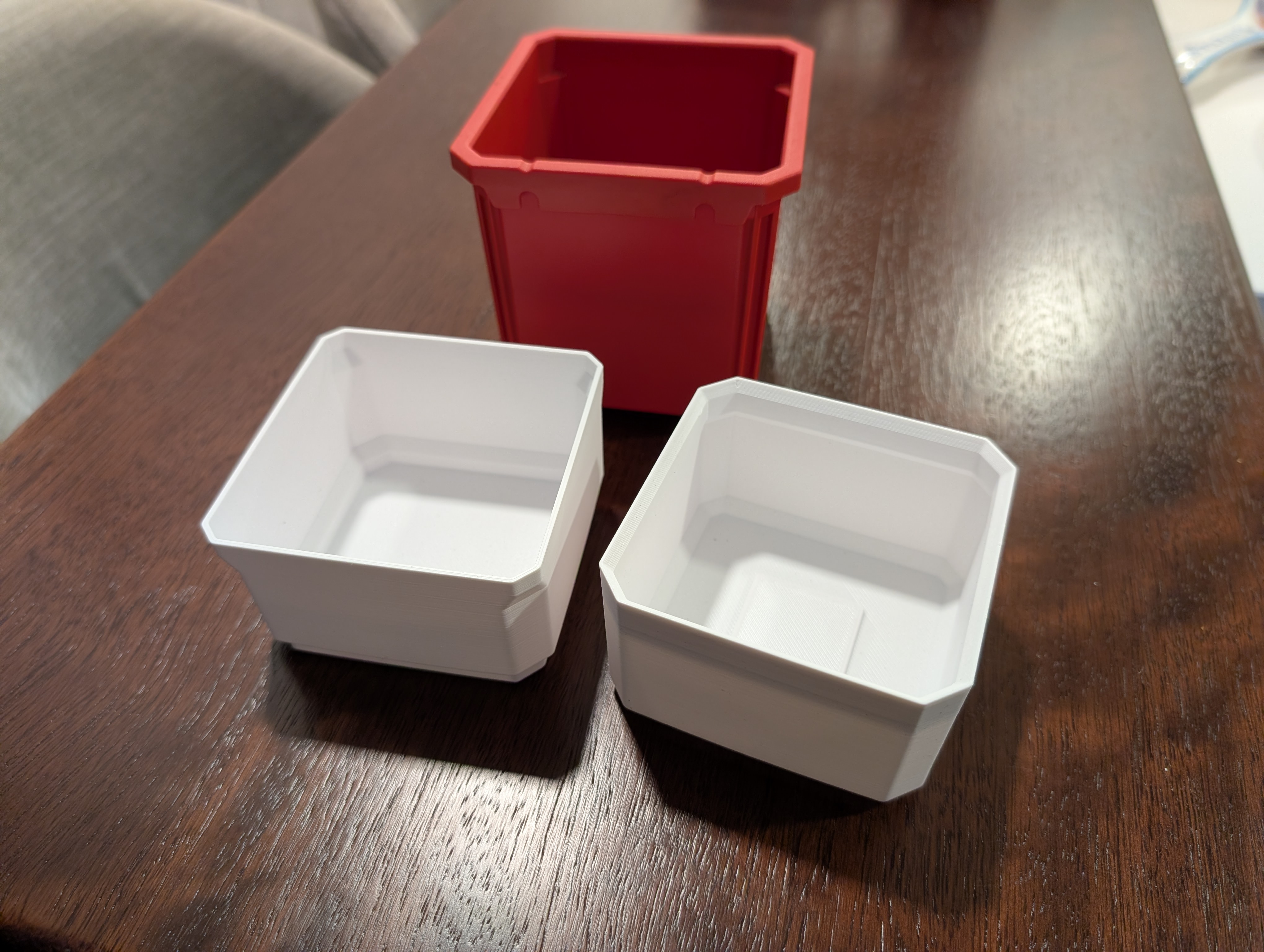 Packout Medium organizer double stack bins, minimalist version
