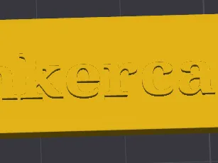 Tinkercad keychain