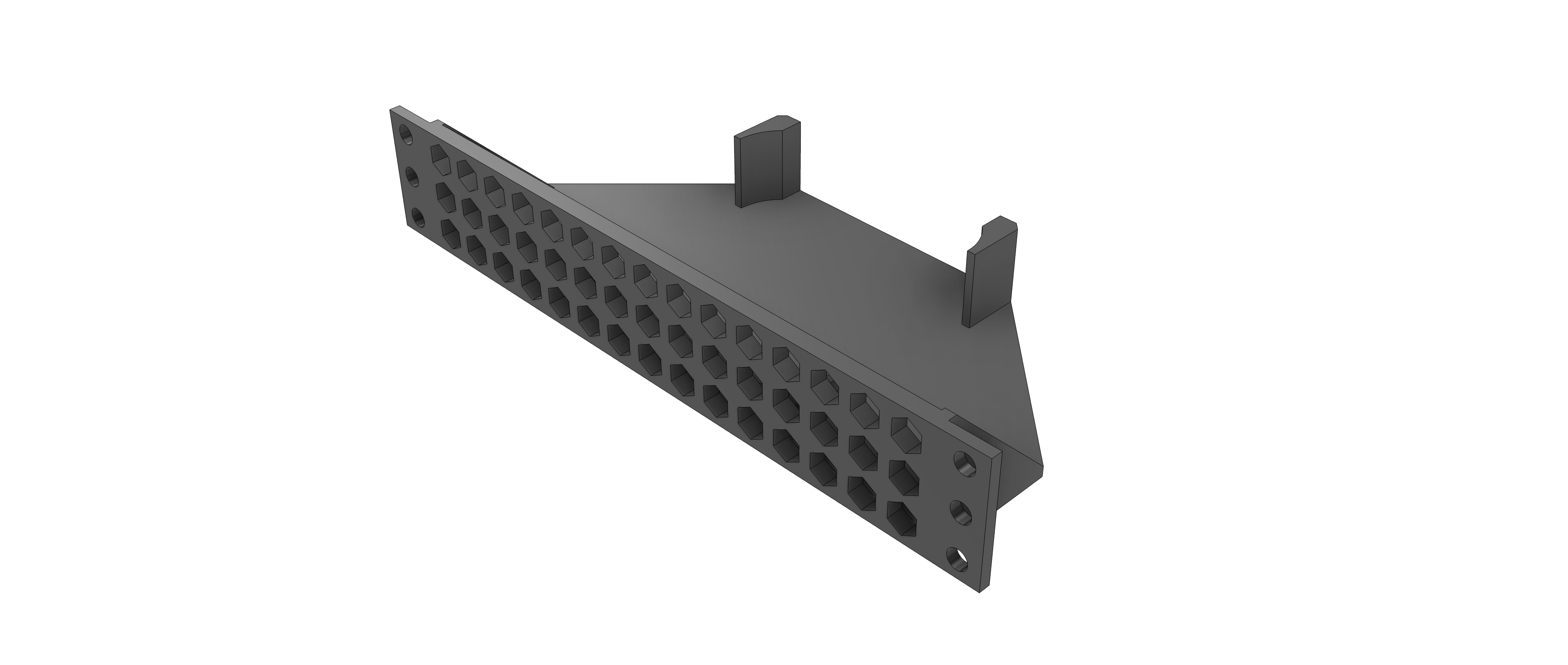 10" 1U Apple TV holder