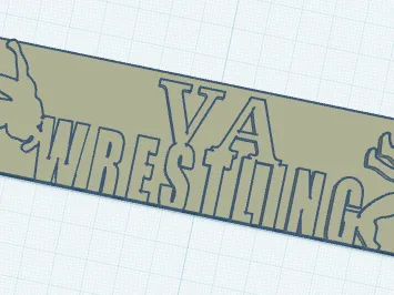 wrestling wall art