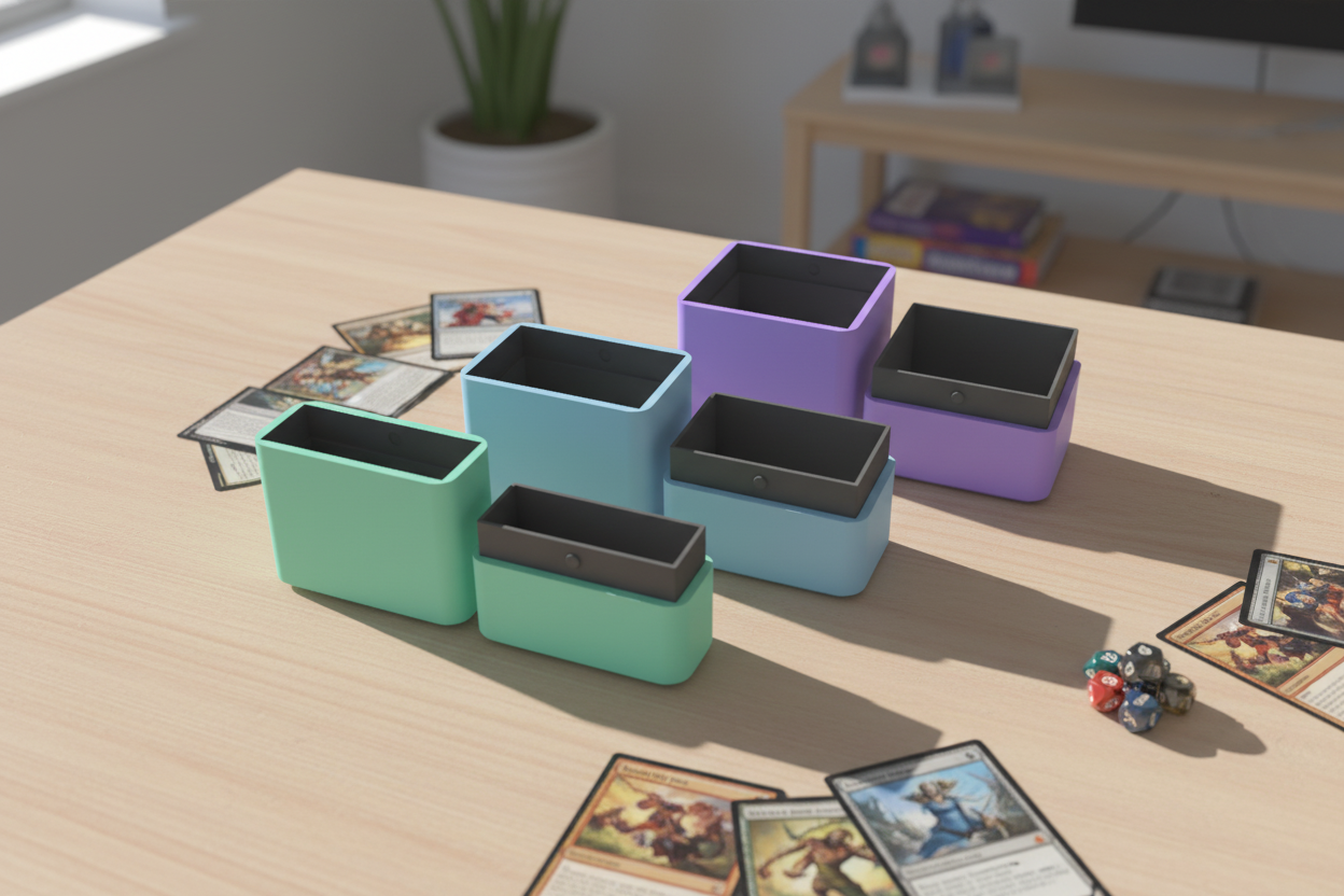 Minimal Deckbox Set – Bundle of 3 (30/60/100+)