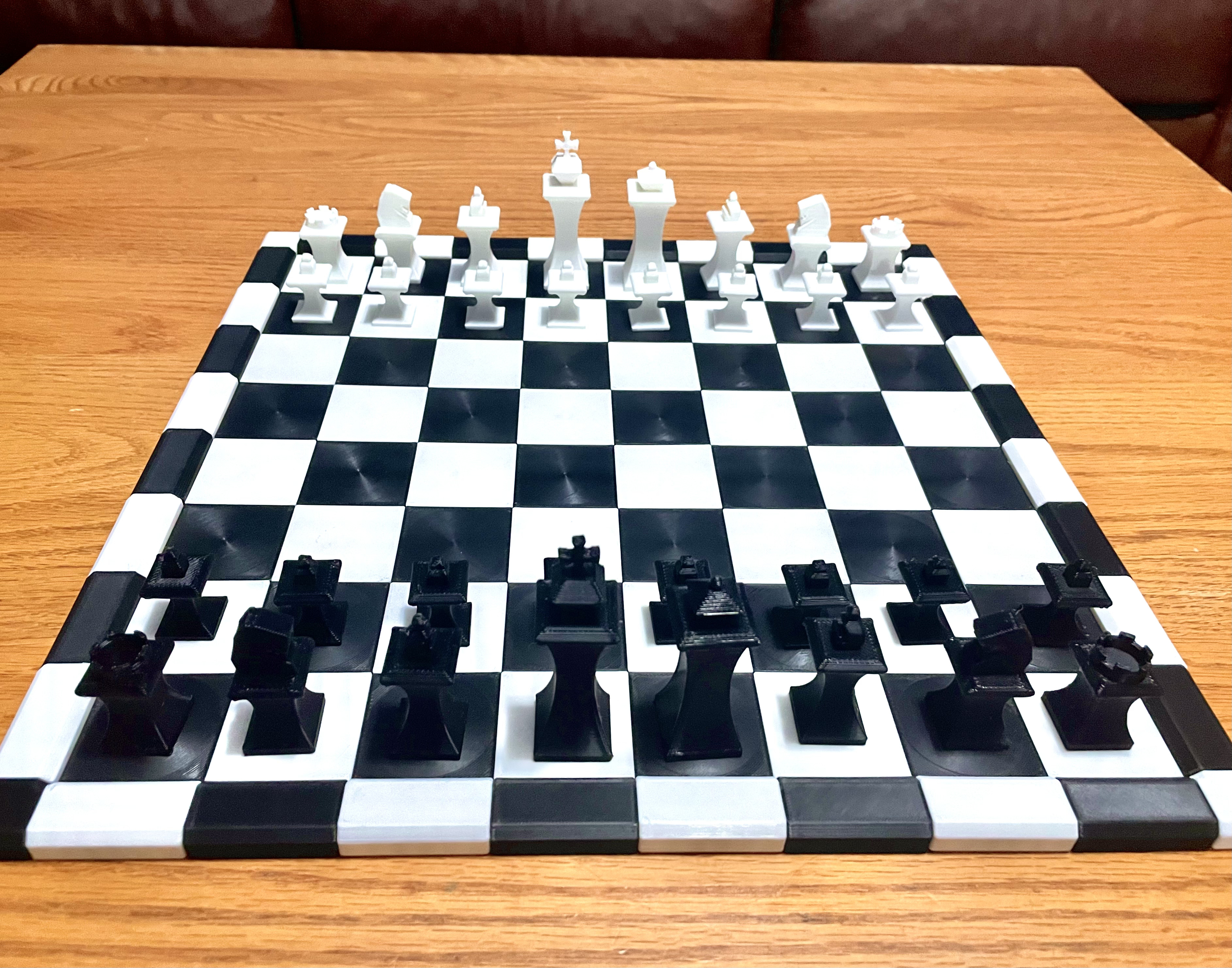 Chess Board with Pieces