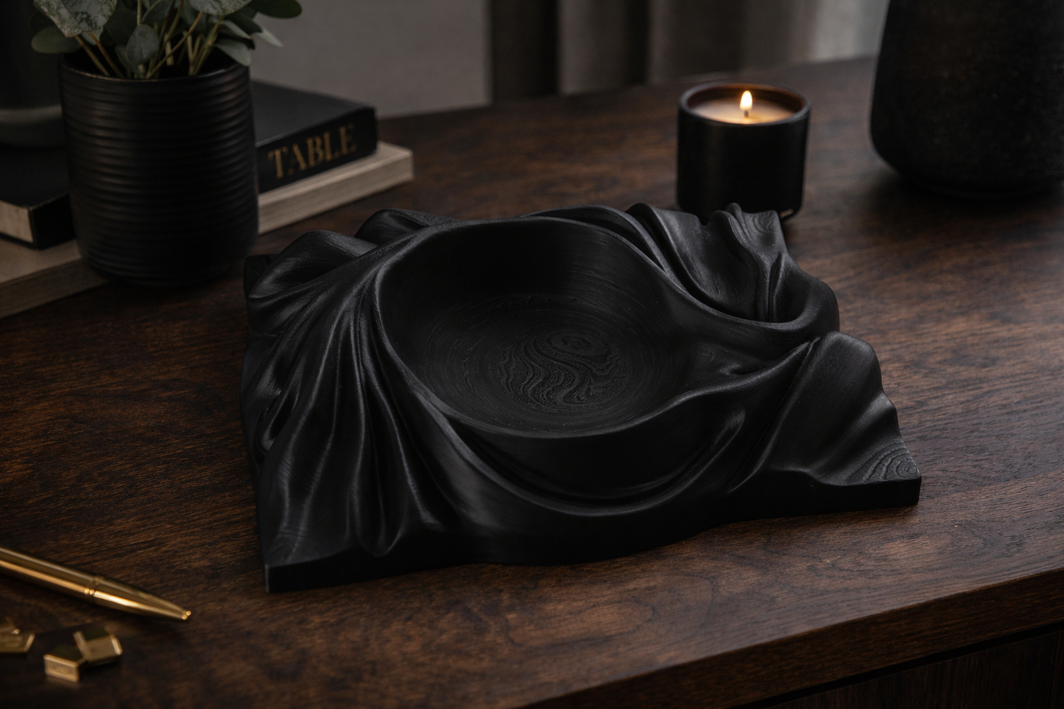 Draped Fabric Tray 3D model