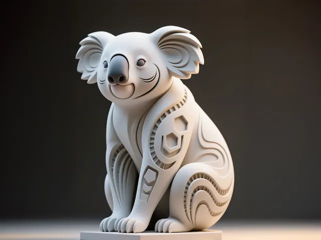 Koala, Hexa Sculpture