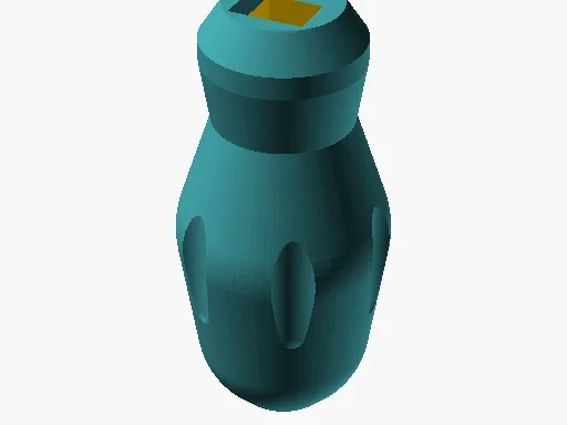Kids Toy Screwdriver Handle (9 mm square bit)