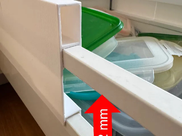 Ikea Maximera drawer sidewall extensions