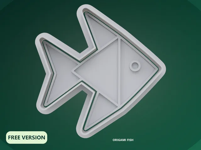Origami Animals Cookie Cutter STL – 3D Print Biscuit Mold Set