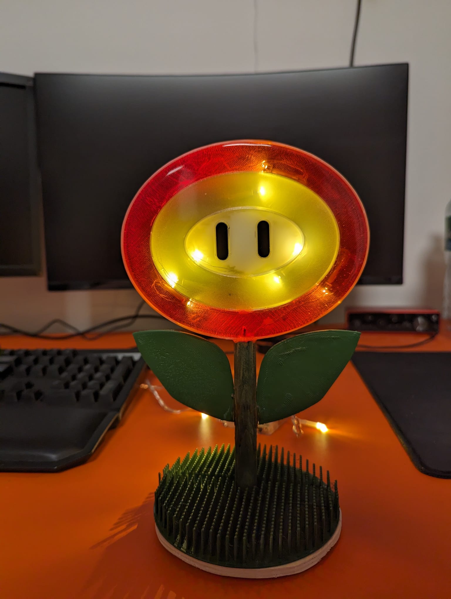 Nightlight Mario Fire Flower Mold