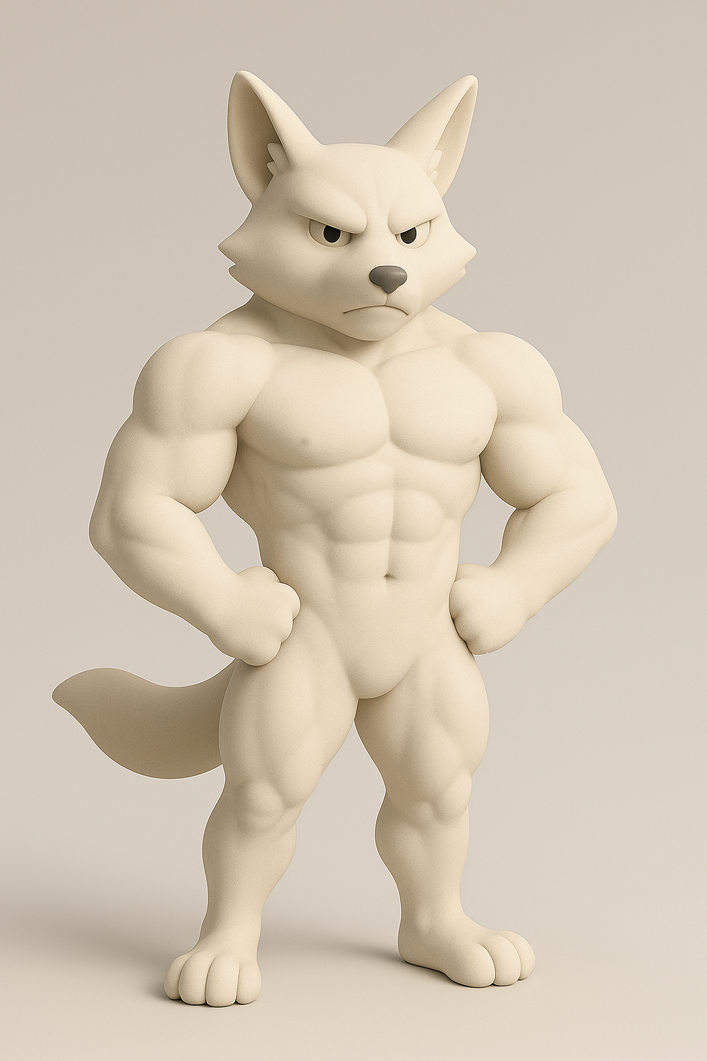 Muscular Wolf