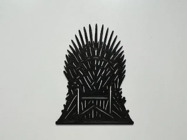 Iron Throne Wall Art #1 (Game Of Thrones GOT)