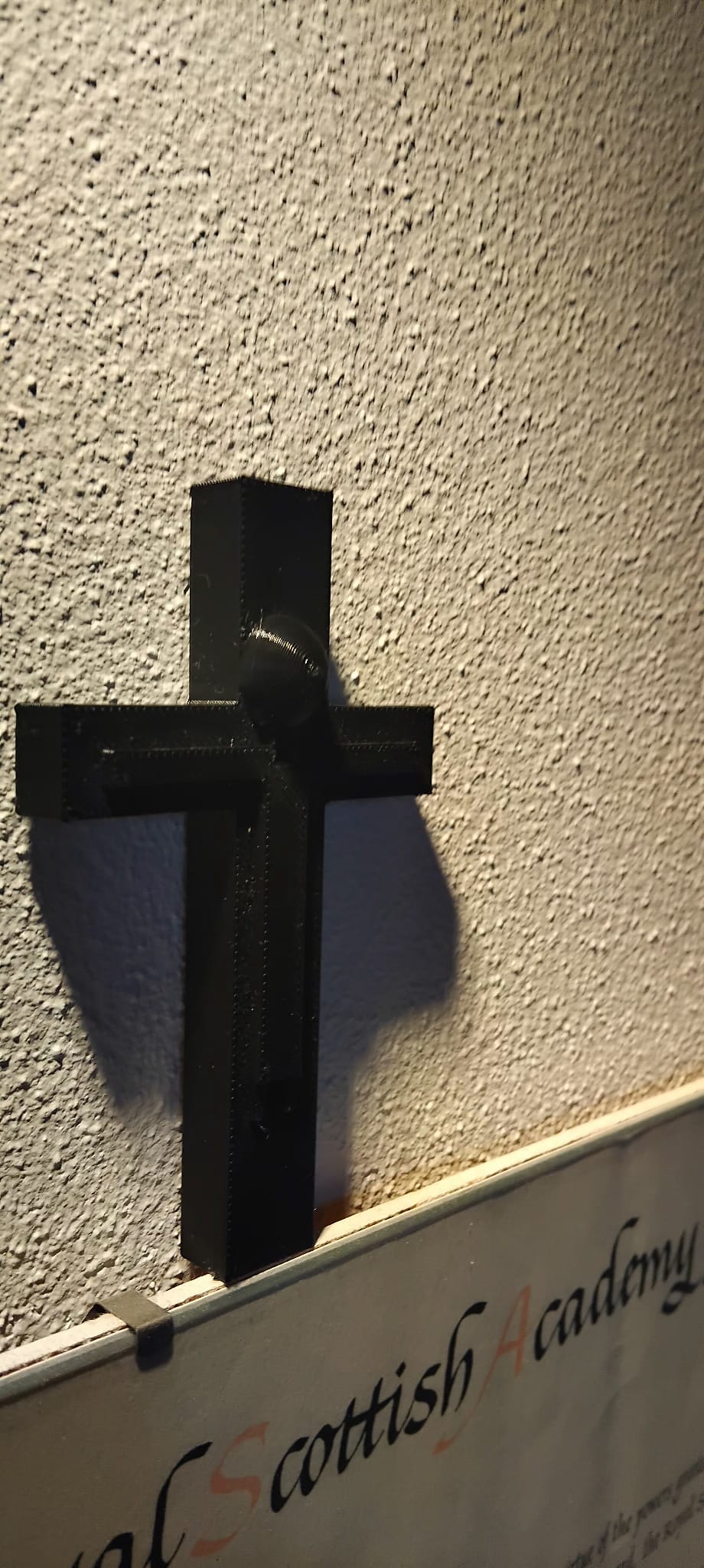 Jesus hanging on the cross print in place