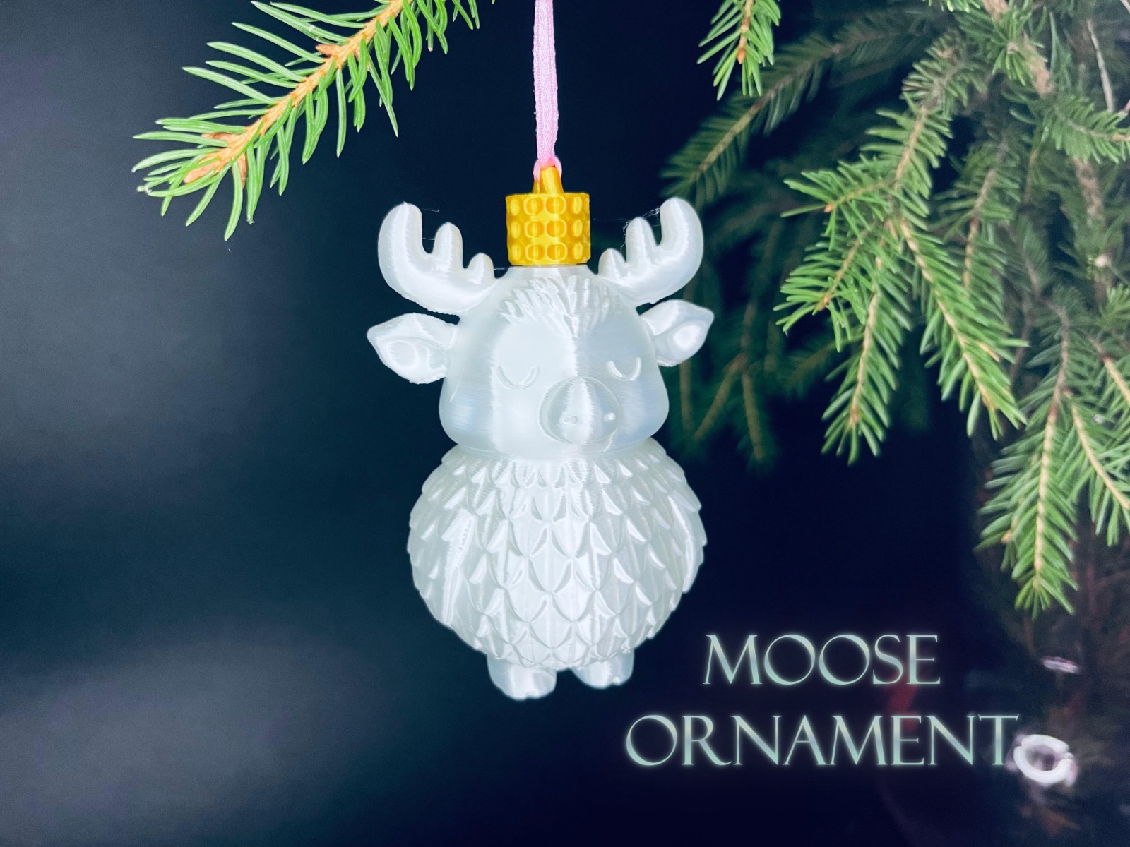 Christmas tree Moose ornament - collection 2025